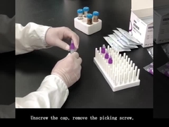 Norovirusの抗原(コロイド金)の診断キットのための実験操作ガイド