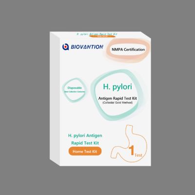 Home Use Helicobacter Pylori (H. pylori) Antigen Rapid Test Cassette Stool Detection Kit for Self Testing