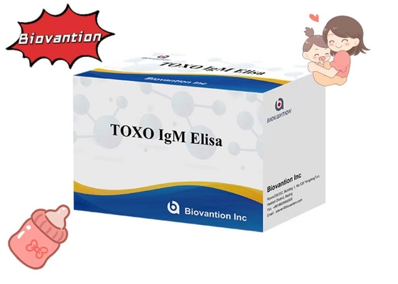 TOXO IgM ELISA テストキット トーチ 高感度病院検査 妊娠検査