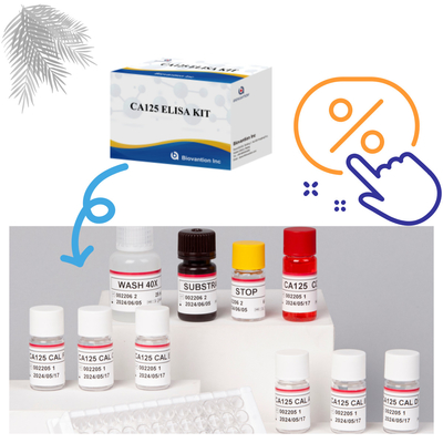 Biovantion CA125 (定量) 18 ヶ月 保存期間 敏感性と特異性を持つ Elisa テストキット