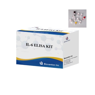 IL 6 ELISA テストキット 1 時間 検査時間 96 テスト IVD 実験用 ELISA キット
