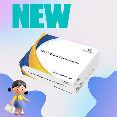 工場価格 感度 5-15 分 HCV Ab ストライプ カセット テスト キット 迅速な結果