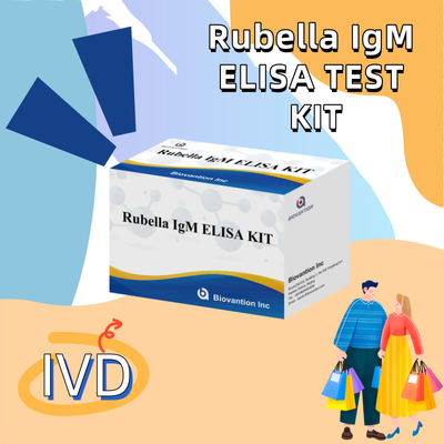 人間に使用されるルベラ IgG抗体のためのルベラ IgM検出ツールのためのELISAテストキット