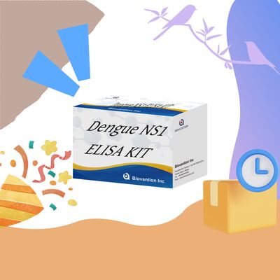 18ヶ月の有効期限 デング熱IgM ELISAテストキット 高感度、96テスト/キット 病院検査診断用