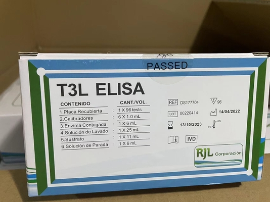 使用しやすい FT3 ELISA テストキット 保存期間が長い 2C-8C 保存方法