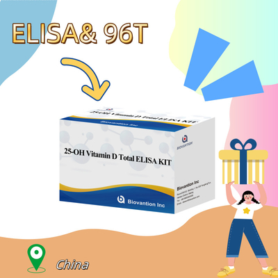 25-OH ビタミンD ELISA 検査キット 人体血清中のビタミンD濃度を正確に検出するための高い感度と特異性